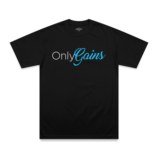 ONLY GAINS Playera