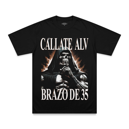 Cállate alv brazo de 35 Playera